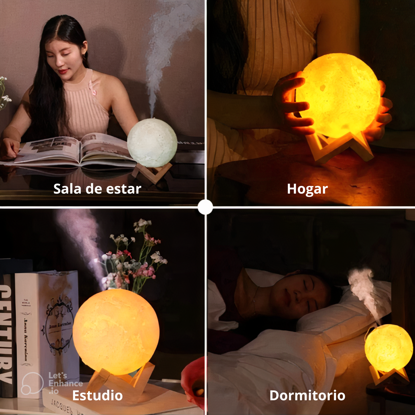 Humidificador Luna 3D