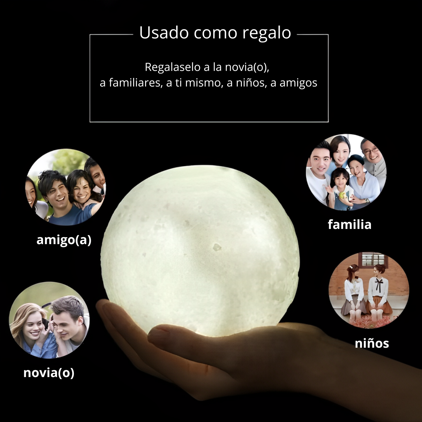 Humidificador Luna 3D