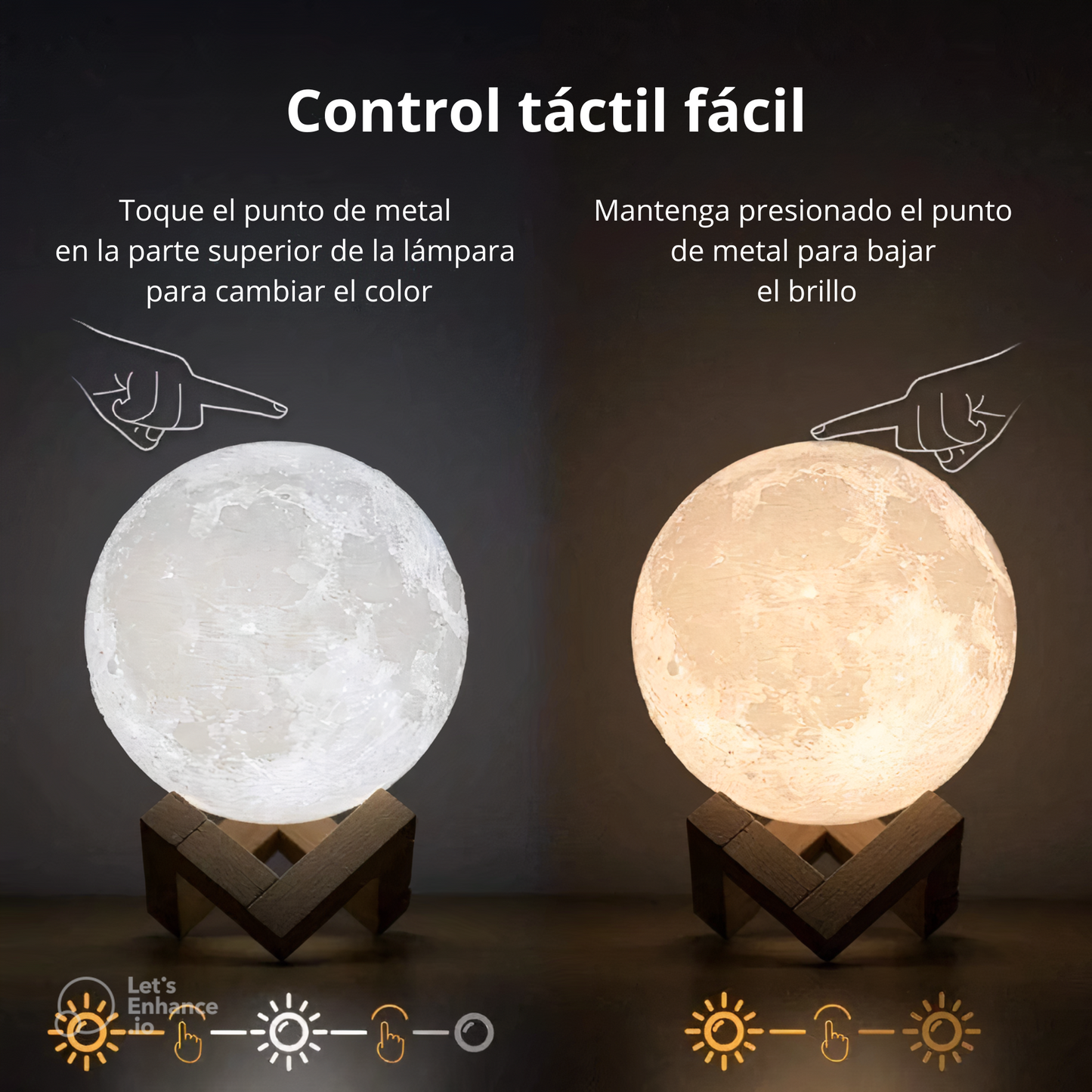 Humidificador Luna 3D